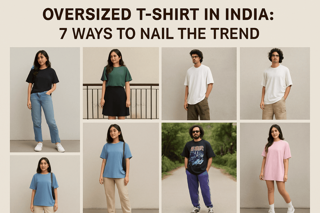 Oversized T-shirt in India: 7 Ways to Nail the Trend - Heistt