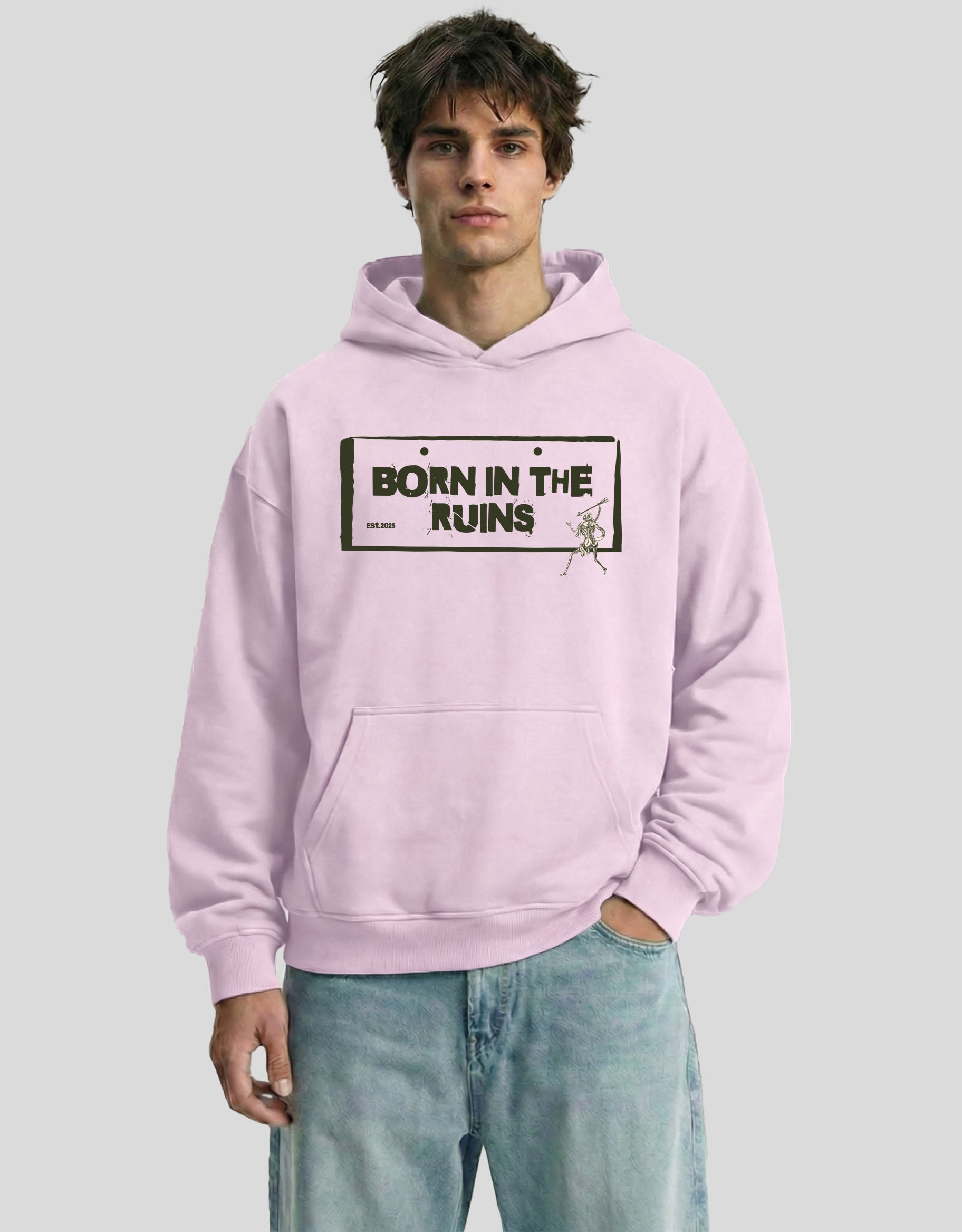 BORN IN THE RUINS | OVERSIZED HOODIE - Heistt