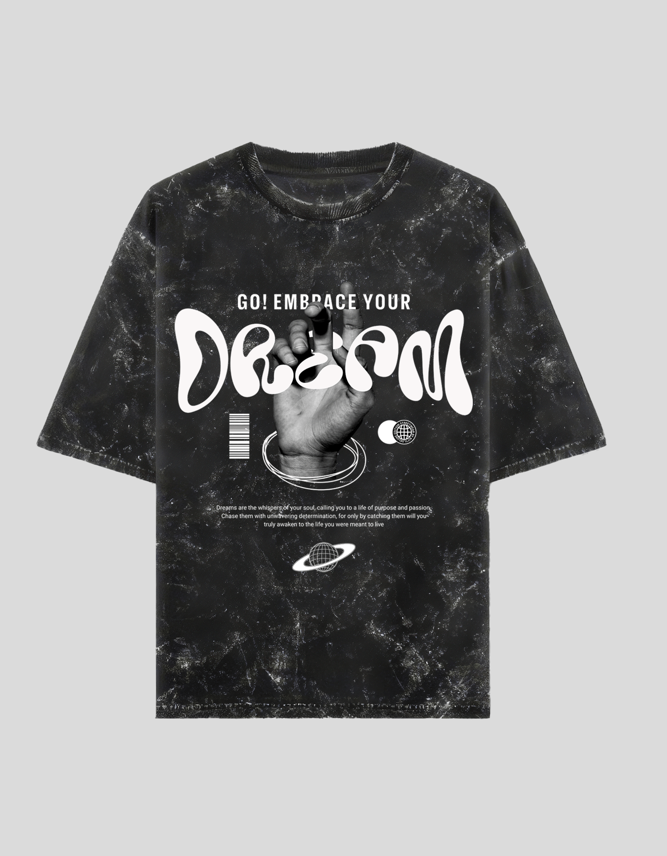 CLOUD OVERSIZED GRAPHIC TEE - Heistt