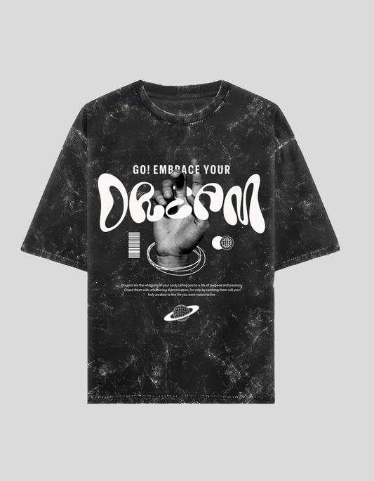 CLOUD OVERSIZED GRAPHIC TEE - Heistt