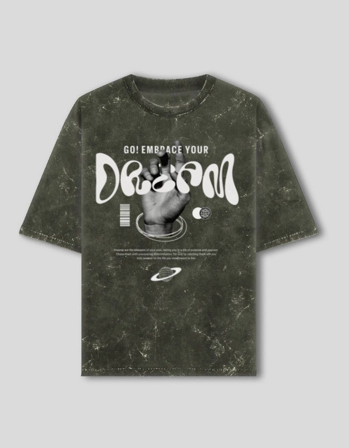 CLOUD OVERSIZED GRAPHIC TEE - Heistt