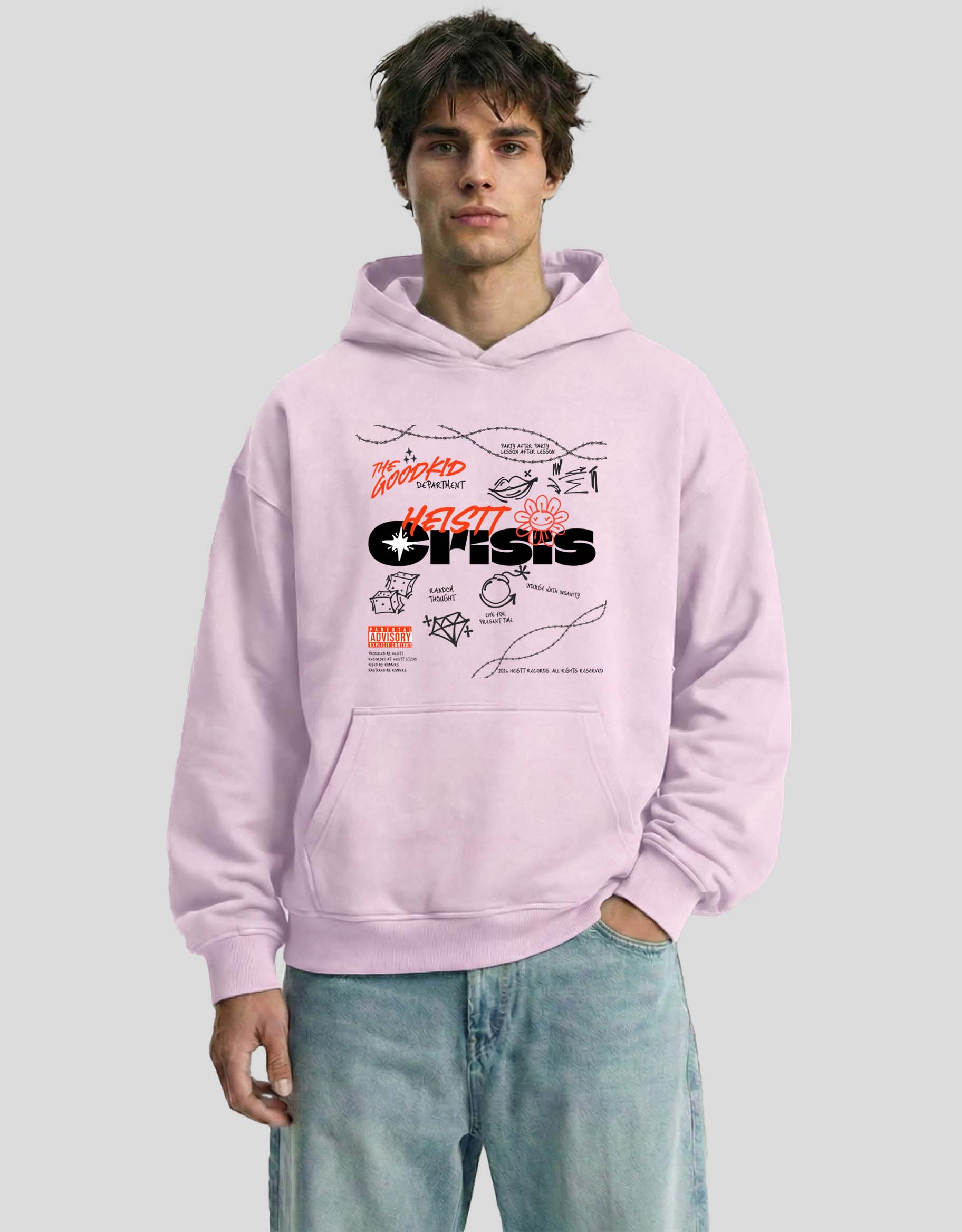 CRISIS | OVERSIZED HOODIE - Heistt