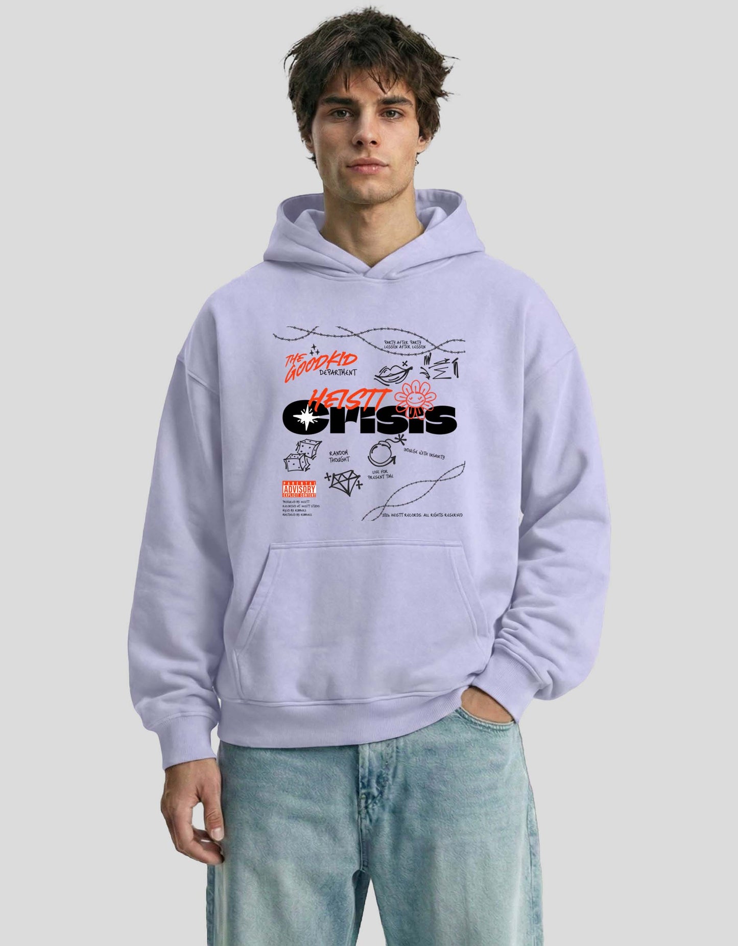 CRISIS | OVERSIZED HOODIE - Heistt