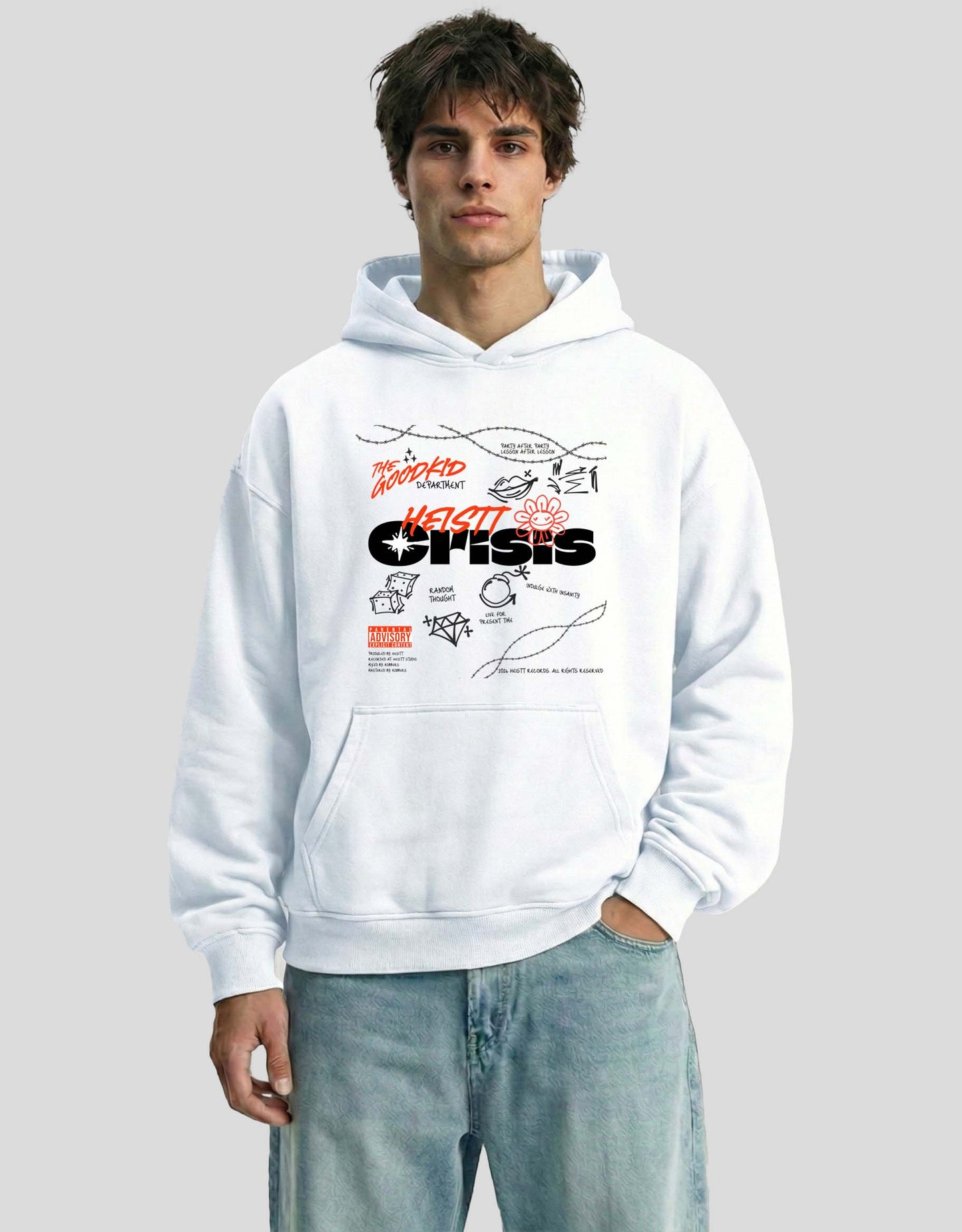 CRISIS | OVERSIZED HOODIE - Heistt